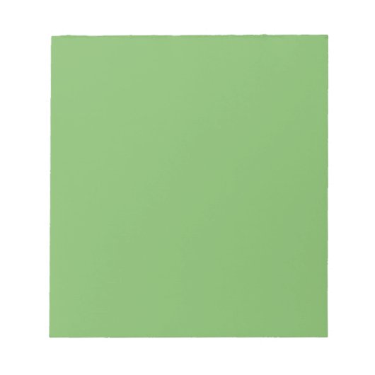 Bloc-note Vert bourgeon (couleur solide) (Devant)