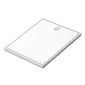 Bloc-note Vert Émeraude Monogrammé Golf (Tourné)