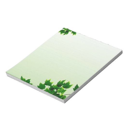 Bloc-note Vert feuillu (Tourné)
