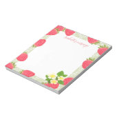 Bloc-note Vert fraise (Tourné)