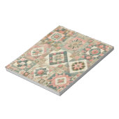 Bloc-note Vert Patchwork rose rose Floral Design Quilé (Tourné)