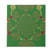 Bloc-note Vert vintage (Devant)