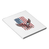 Bloc-note Vêtement de conception de chemise de drapeau d'aig (Incliné)