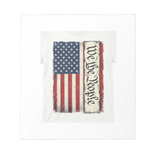Bloc-note Vêtement vintage We the People Flag Patriotic Shir
