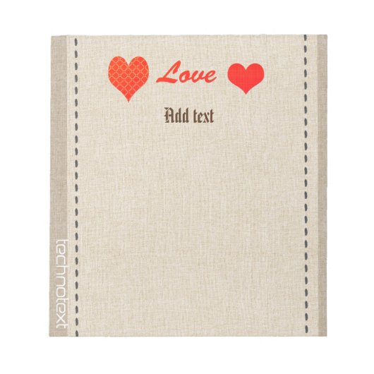 Bloc-note Vibe Gold Holidays (Devant)