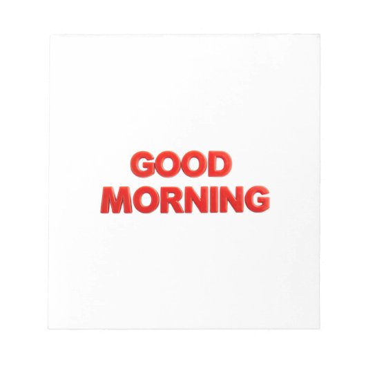 Bloc-note Vibes de bon matin (Devant)