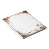 Bloc-note Vibes Éffrayantes d'épices citrouilles personnalis (Incliné)