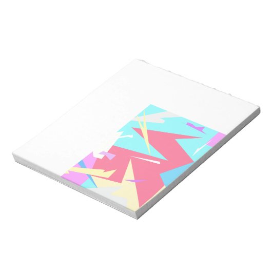 Bloc-note Vibes positives couleurs pastel Abstrait (Tourné)