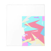 Bloc-note Vibes positives couleurs pastel Abstrait (Devant)