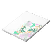Bloc-note Vibes tropicales Feuilles Plantes (Tourné)