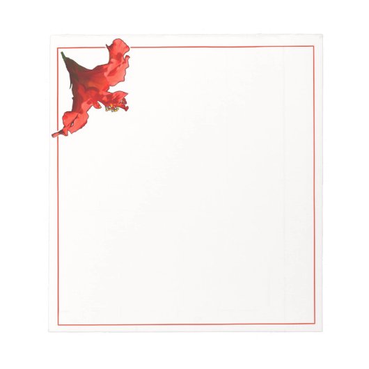 Bloc-note Vibrant Hibiscus Flower (Devant)