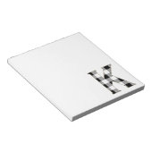 Bloc-note Vichy à carreaux K (Incliné)
