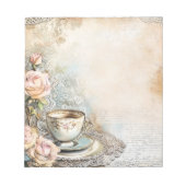Bloc-note Victorian Tea Party notepad (Devant)