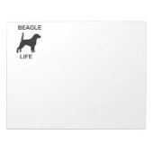 Bloc-note vie beagle (Devant)