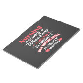 Bloc-note Vie infirmière | Étudiant à l'école de soins infir (Incliné)