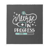 Bloc-note Vie infirmière | Infirmière en cours (Devant)