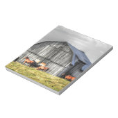 Bloc-note vieille grange à cheval (Tourné)