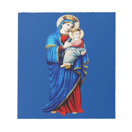 Bloc-note Vierge Marie avec l'Enfant Jésus (Devant)