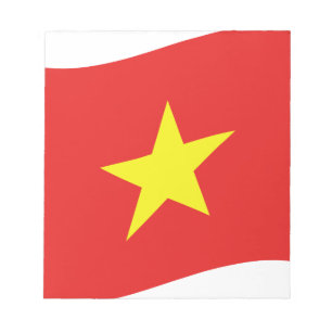 Bloc-note Vietnam Flag Wave