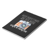 Bloc-note Vieux Homme Avec Caméra (Tourné)