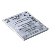 Bloc-note Vignes gothiques et Château Sweet 16 Invitation (Incliné)