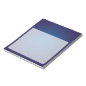 Bloc-note Vignette Bleue Profonde Grainée Cool (Tourné)