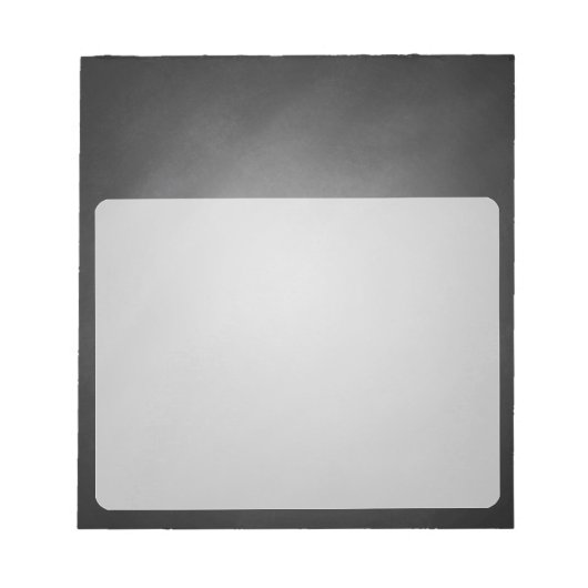 Bloc-note Vignette Chalkboard tendance (Devant)