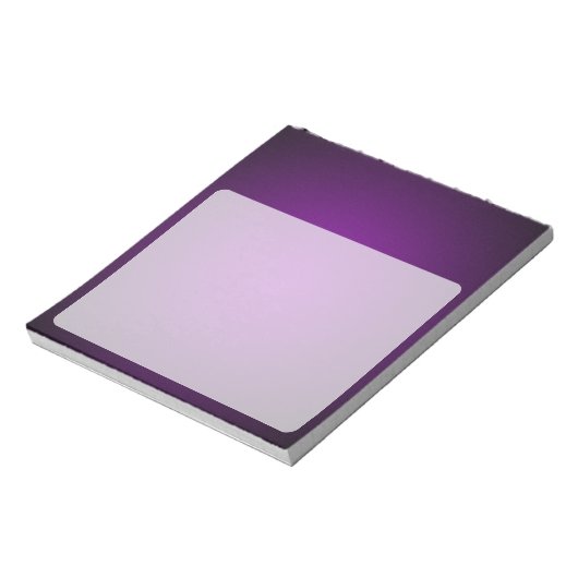 Bloc-note Vignette violet-noir gris (Tourné)