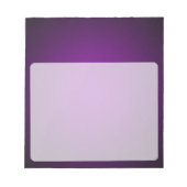 Bloc-note Vignette violet-noir gris (Devant)