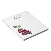 Bloc-note Vignobles rouges d'inspiration vintage (Incliné)