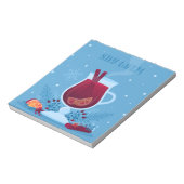 Bloc-note Vin chaud d'hiver (Tourné)