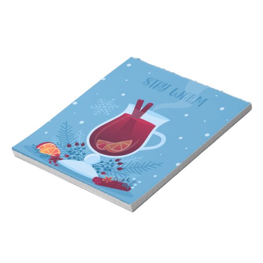 Bloc-note Vin chaud d'hiver (Tourné)