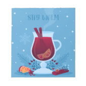 Bloc-note Vin chaud d'hiver (Devant)