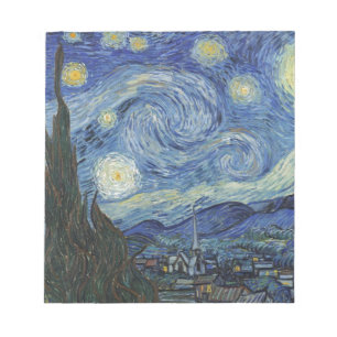 Bloc-note Vincent van Gogh   La Nuit étoilée, juin 1889