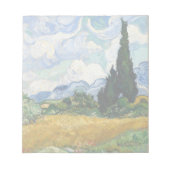 Bloc-note Vincent Van Gogh Wheat Field With Cypresses (Devant)