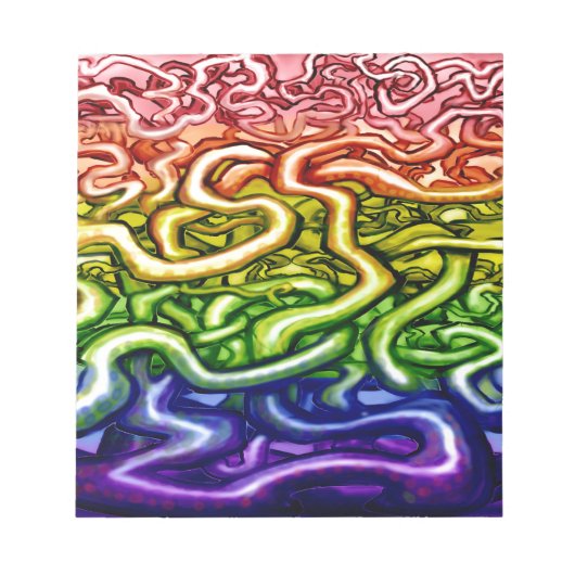 Bloc-note Vins LGBQT Arc-en-ciel (Devant)