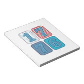 Bloc-note Vintage 1776 Patchwork Patriotique (Incliné)