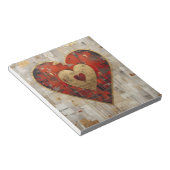 Bloc-note Vintage Abstract Hearts - Note Pad (Incliné)