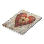 Bloc-note Vintage Abstract Hearts - Note Pad (Tourné)
