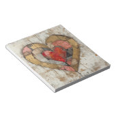 Bloc-note Vintage Abstract Hearts - Note Pad (Incliné)