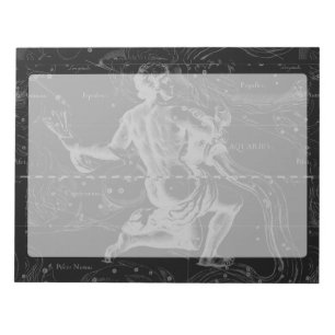 Bloc-note Vintage Aquarius Constellation Hevelius circa 1690