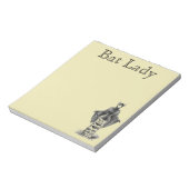 Bloc-note Vintage Bat Lady (Tourné)