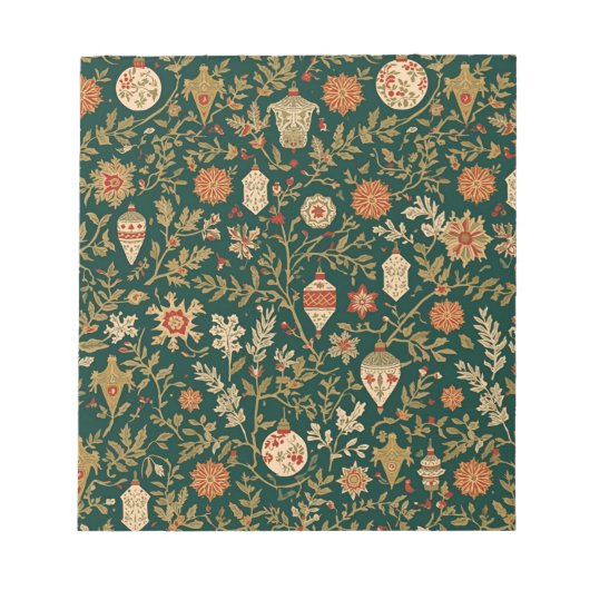 Bloc-note Vintage Christmas Pattern - Note Pad (Devant)