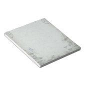 Bloc-note Vintage Floral Blue Mariage (Incliné)