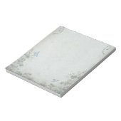 Bloc-note Vintage Floral Blue Mariage (Tourné)