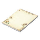 Bloc-note Vintage Flowers and Bird (Tourné)