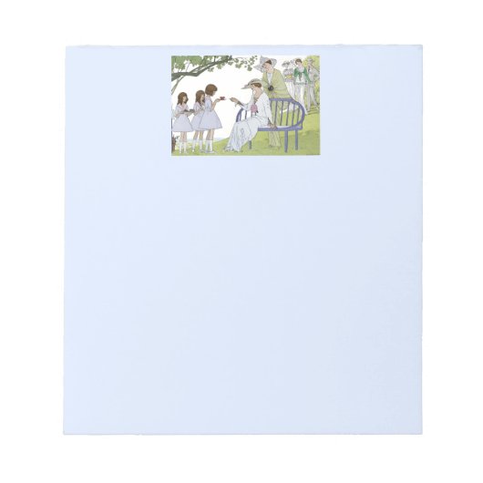 Bloc-note Vintage Garden Tea Party  (Devant)