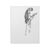 Bloc-note Vintage Lizard Chameleon Modèle d'illustration (Tourné)