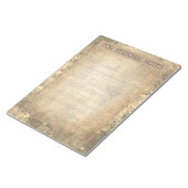 Bloc-note Vintage musique antique notes papier éphémère (Incliné)