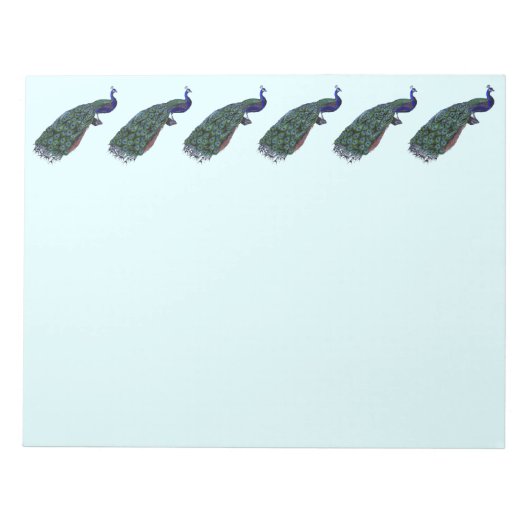 Bloc-note Vintage Peacock Swirl (Devant)